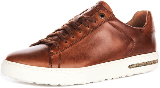 Zapatillas Birkenstock Bend Low | Piel auténtica color coñac para hombres y mujeres