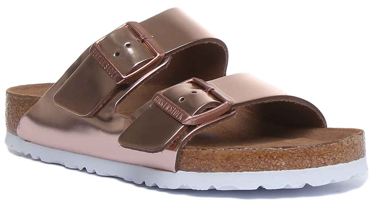 Birkenstock Arizona-sandalen | Koperkleurig Birko-Flor - zacht voetbed voor dames