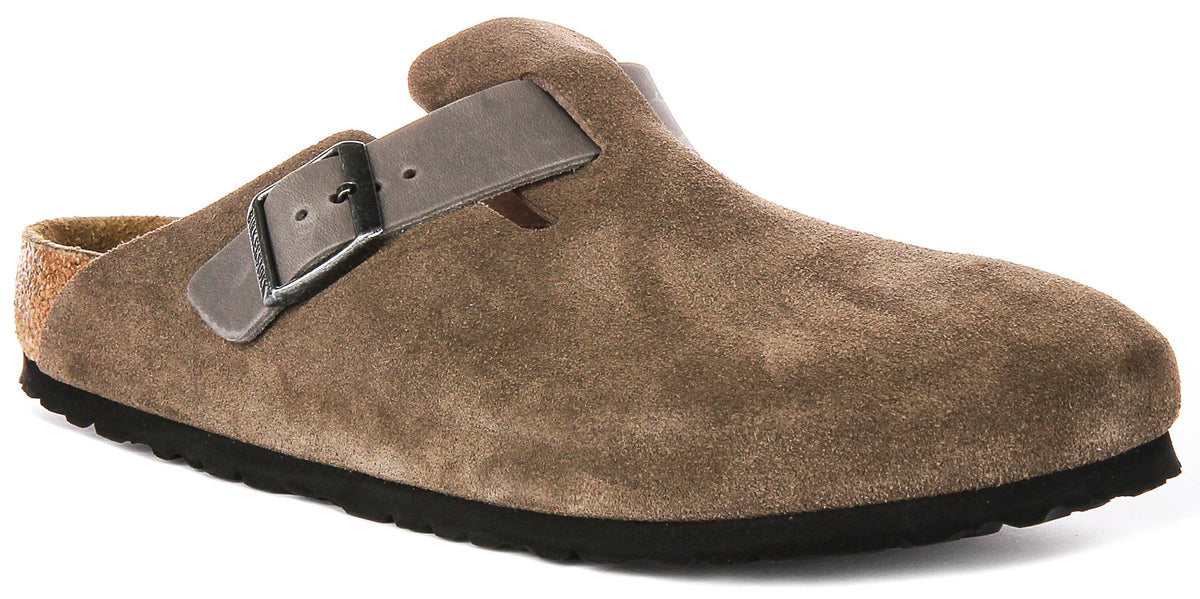 Zoccoli Birkenstock Boston | Birko-Flor marrone da uomo e donna
