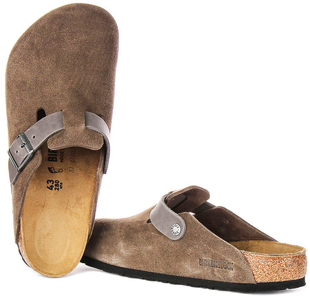 Zoccoli Birkenstock Boston | Birko-Flor marrone da uomo e donna