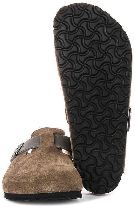Zoccoli Birkenstock Boston | Birko-Flor marrone da uomo e donna