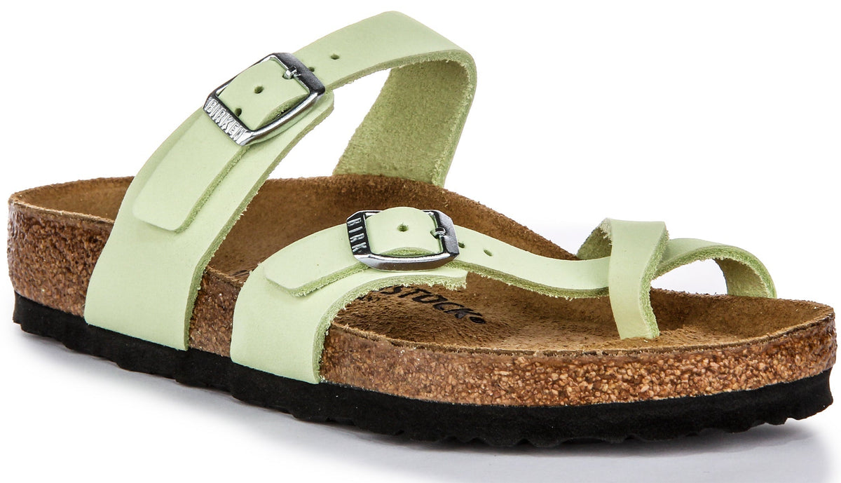 Birkenstock Mayari Sandals | Pelle nabuk color lime da donna