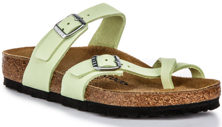 Birkenstock Mayari Sandals | Pelle nabuk color lime da donna