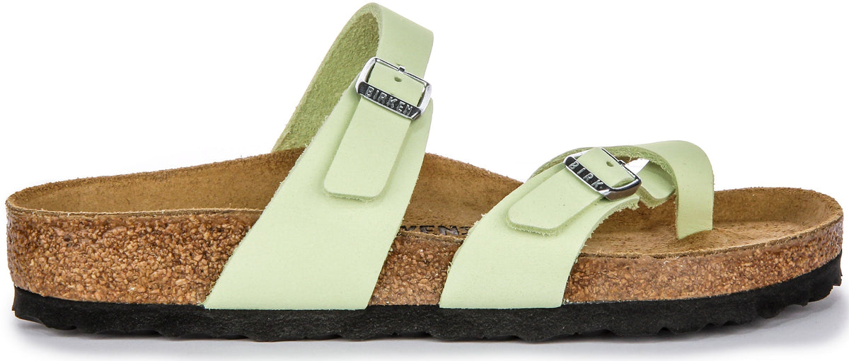 Birkenstock Mayari Sandals | Pelle nabuk color lime da donna