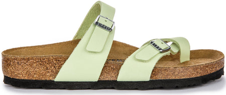 Birkenstock Mayari Sandals | Pelle nabuk color lime da donna