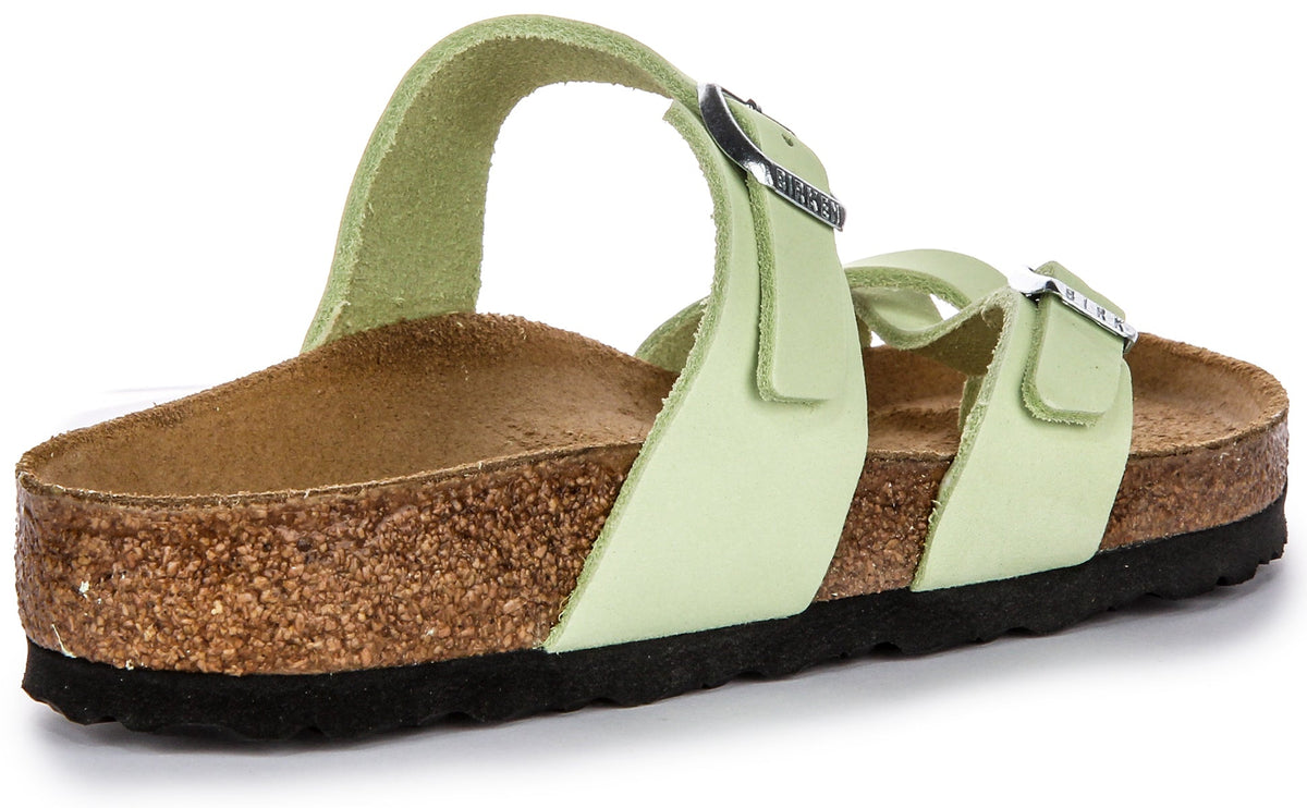 Birkenstock Mayari Sandals | Pelle nabuk color lime da donna