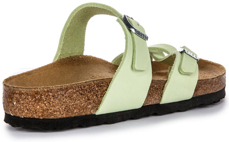 Birkenstock Mayari Sandals | Pelle nabuk color lime da donna