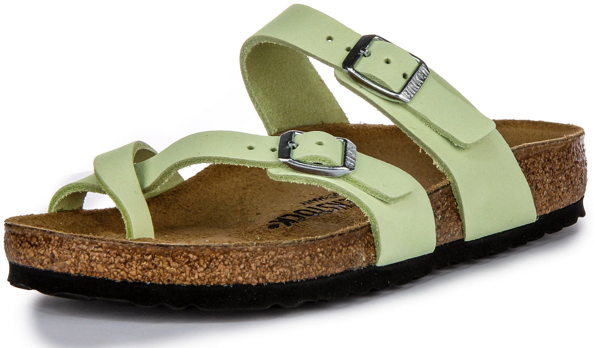 Birkenstock Mayari Sandals | Pelle nabuk color lime da donna