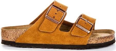 Birkenstock Arizona-sandaler | Minkfärgat mockaläder för kvinnor