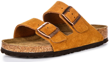 Birkenstock Arizona-sandaler | Minkfärgat mockaläder för kvinnor