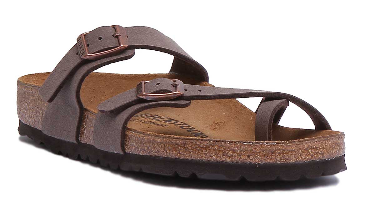 Sandales Birkenstock Mayari | Birko-Flor moka pour femmes