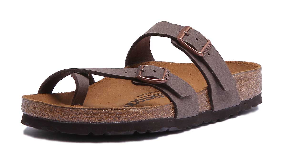 Sandales Birkenstock Mayari | Birko-Flor moka pour femmes