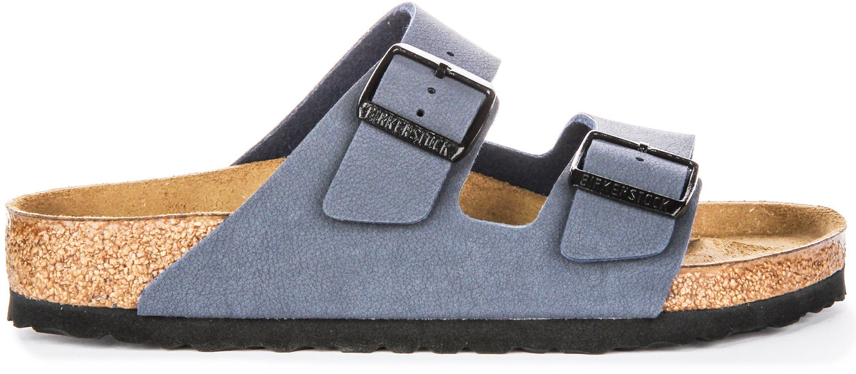 Birkenstock Arizona Sandals | Birko-Flor blu navy da bambino - vestibilità regolare