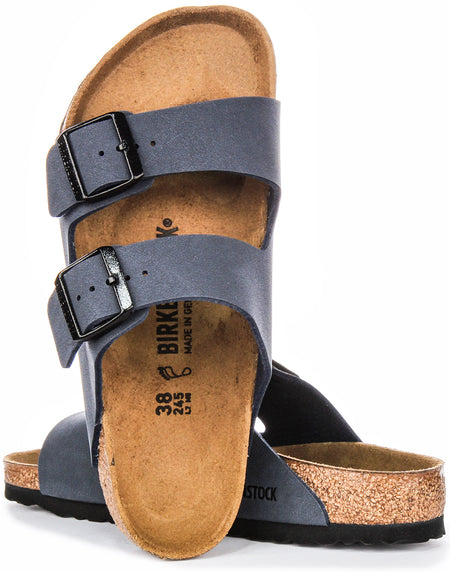 Birkenstock Arizona Sandals | Birko-Flor blu navy da bambino - vestibilità regolare