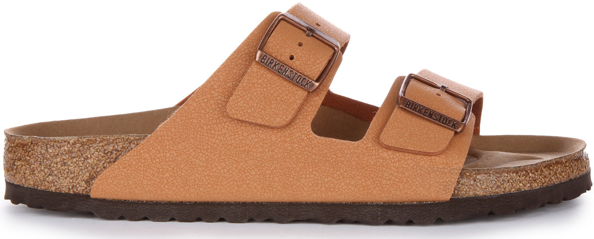 Sandales Birkenstock Arizona | Birko-Flor pêche - véganes pour hommes et femmes