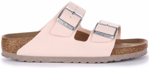 Sandali Birkenstock Arizona | Birkibuc rosa - Adatto ai vegani per donna