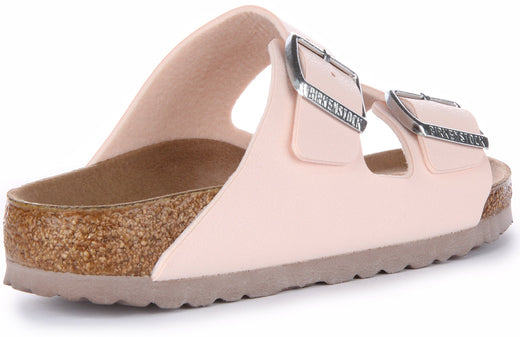 Sandali Birkenstock Arizona | Birkibuc rosa - Adatto ai vegani per donna