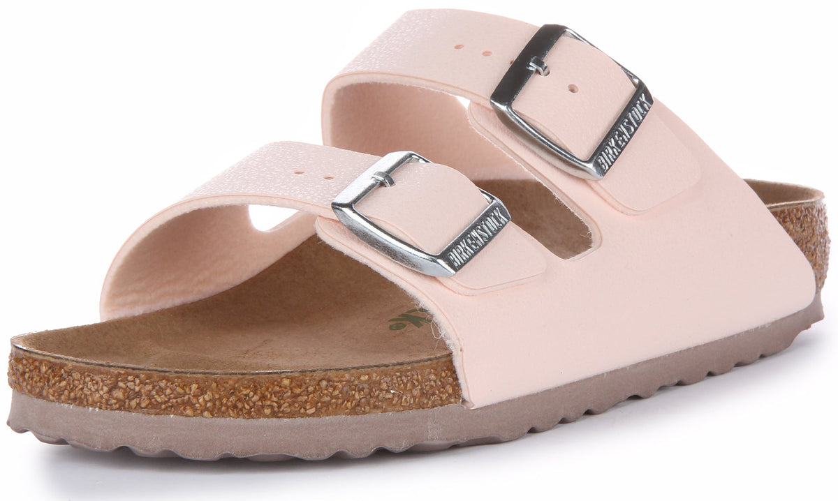 Sandali Birkenstock Arizona | Birkibuc rosa - Adatto ai vegani per donna