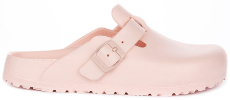 Sabots Birkenstock Boston | EVA rose pour homme et femme - coupe étroite