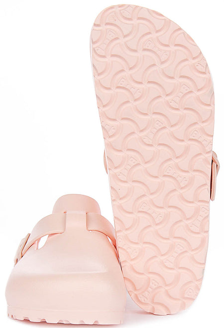 Sabots Birkenstock Boston | EVA rose pour homme et femme - coupe étroite