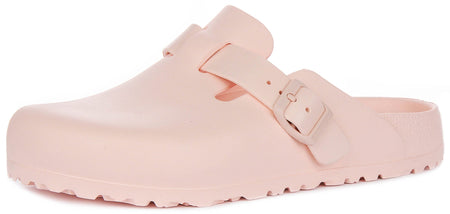 Sabots Birkenstock Boston | EVA rose pour homme et femme - coupe étroite