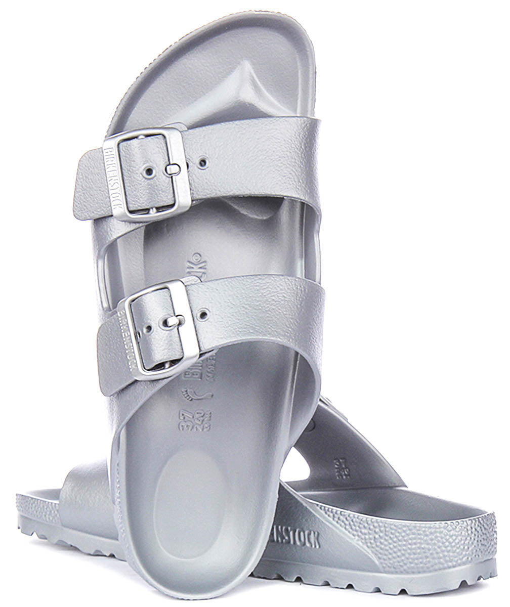 Sandali Birkenstock Arizona | EVA argentata da uomo e donna - calzata stretta