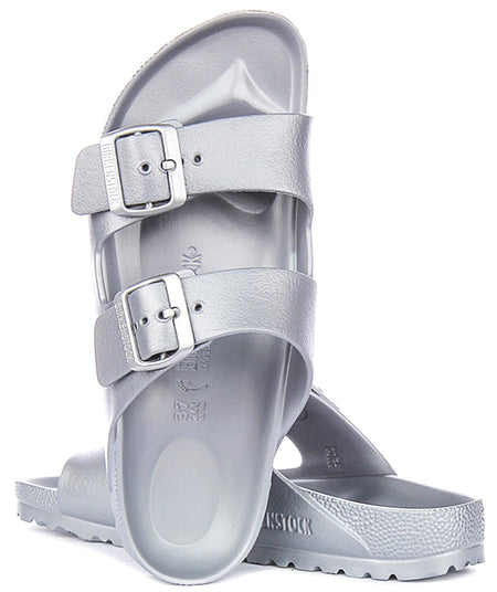 Sandali Birkenstock Arizona | EVA argentata da uomo e donna - calzata stretta