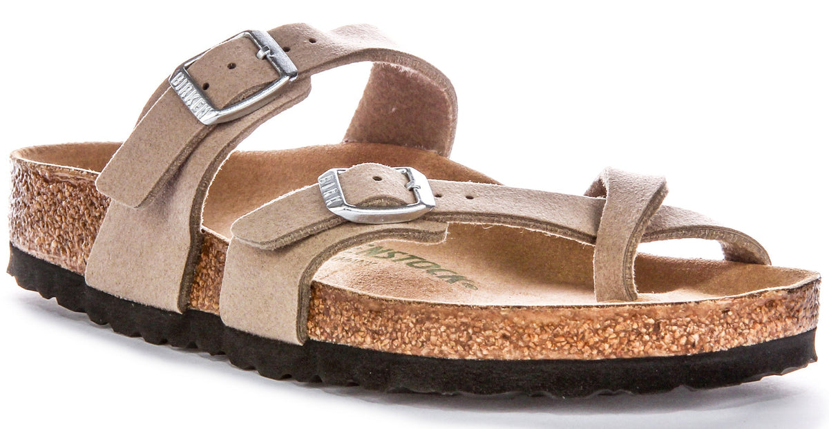 Birkenstock Mayari Sandals | Birko-Flor color tortora - adatto ai vegani da uomo e donna