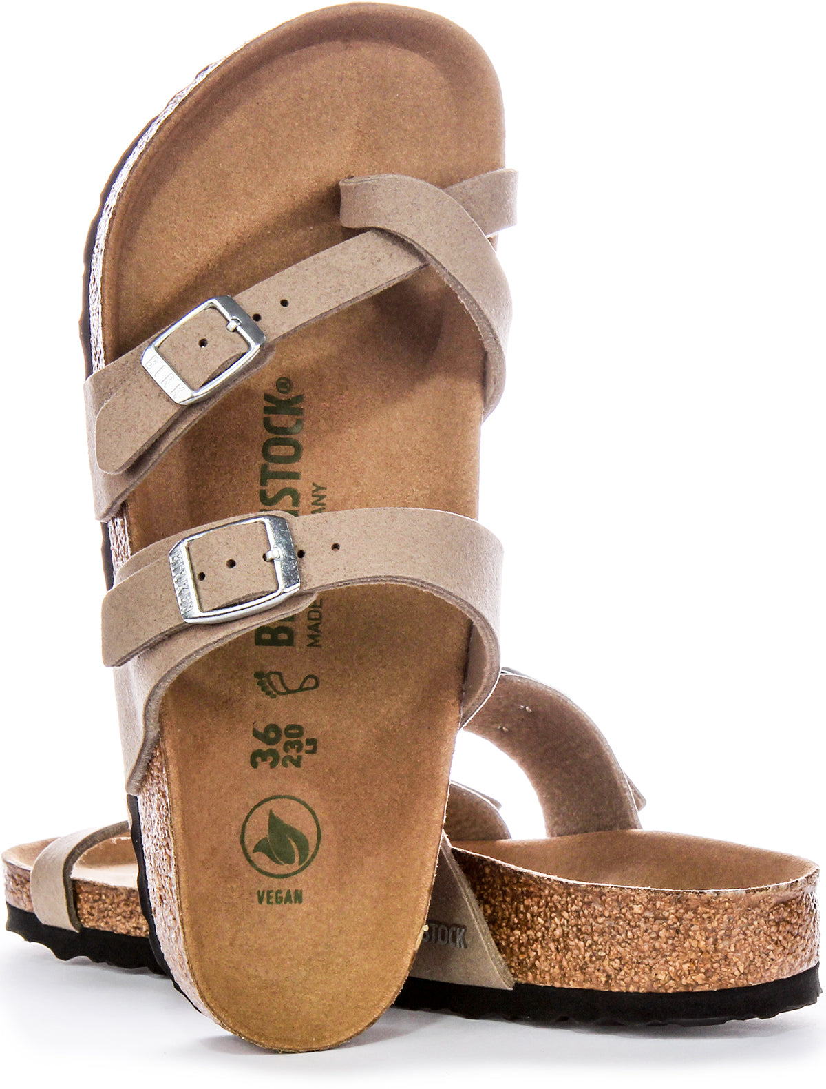Birkenstock Mayari Sandals | Birko-Flor color tortora - adatto ai vegani da uomo e donna
