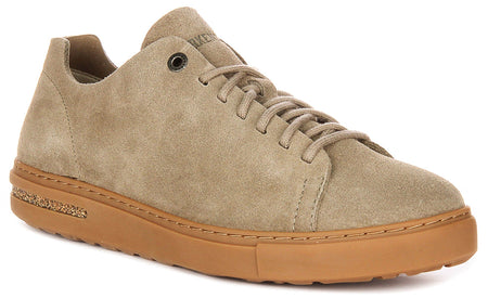 Sneakers Birkenstock Bend Low | pelle scamosciata color tortora da uomo e donna