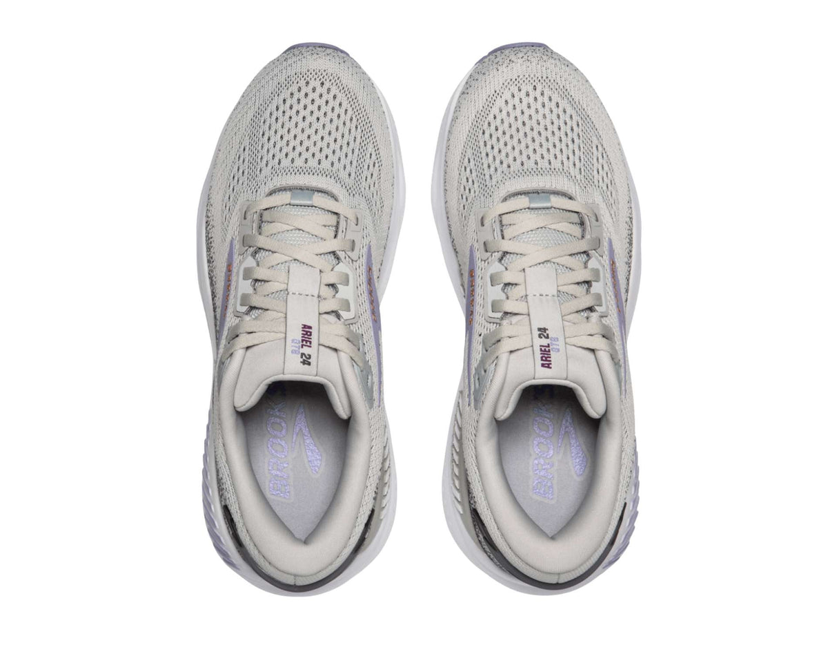 Scarpe da corsa da donna Brooks Ariel GTS 24 con pianta larga